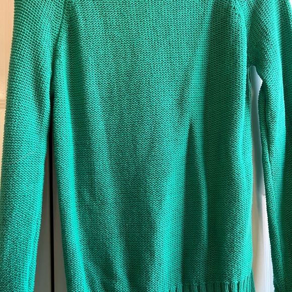 Old Navy Green Cable Knit Ling Sleeve Sweater - Picture 8 of 9